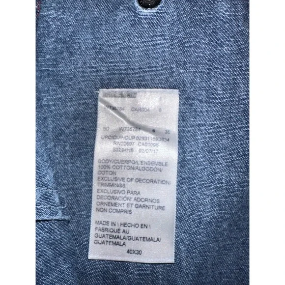 Dickies Men's Blue Denim Bib Overalls Carpenter Work Pants 40x30 - Picture 2 of 8